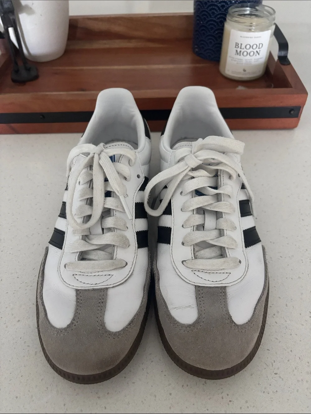 Adidas Samba OG Shoes Cloud White / Core Black / gum